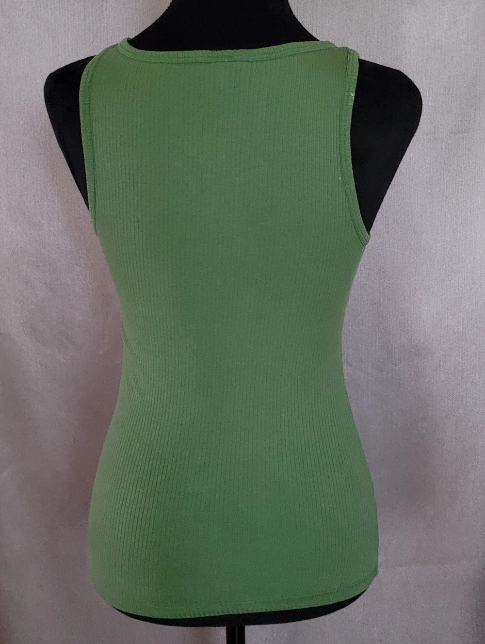 Billabong Olive Green Ribbed Logo Tank - Picture 3 of 3
